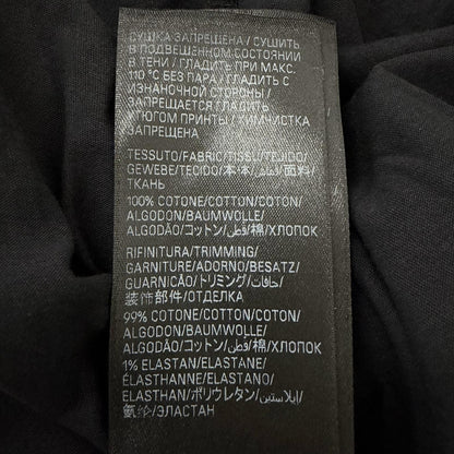 Balenciaga Styling Tips Tee Distressed Lightweight Long Sleeve T-Shirt Black — view 8