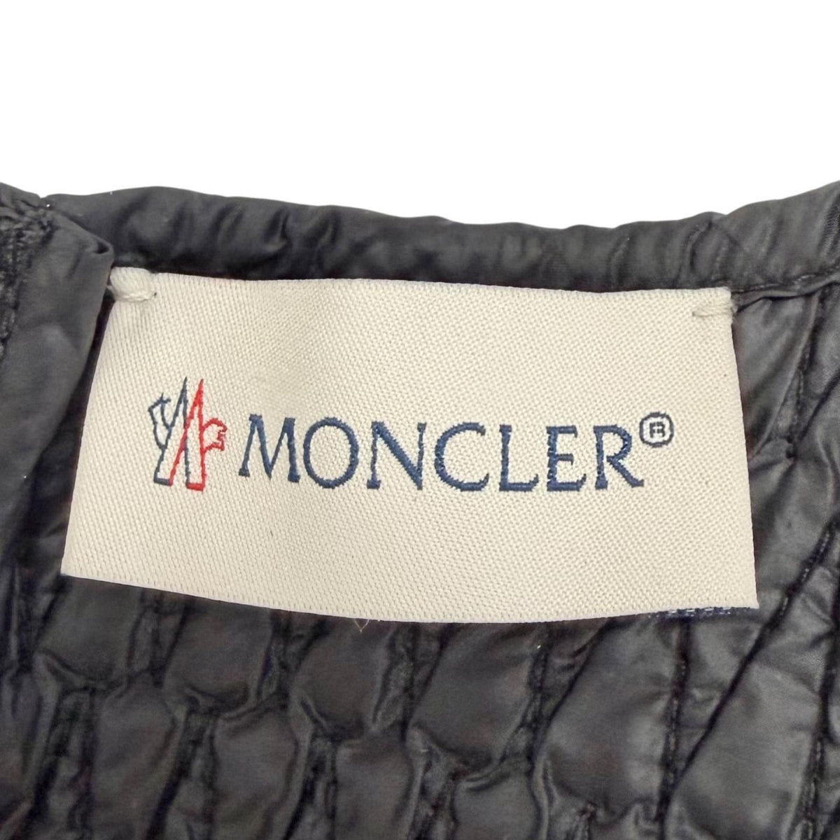 Moncler Back Zip Quilted Sleeveless Dress Black 40 — view 7
