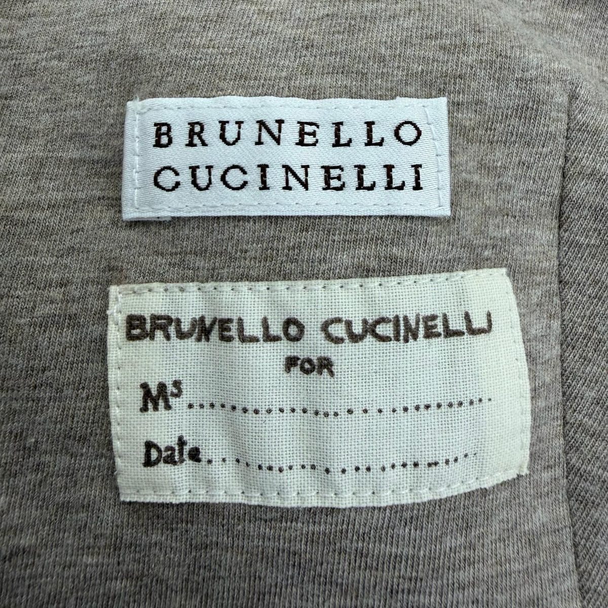 Brunello Cucinelli Hooded with Belt Coat Greige 44 — view 7
