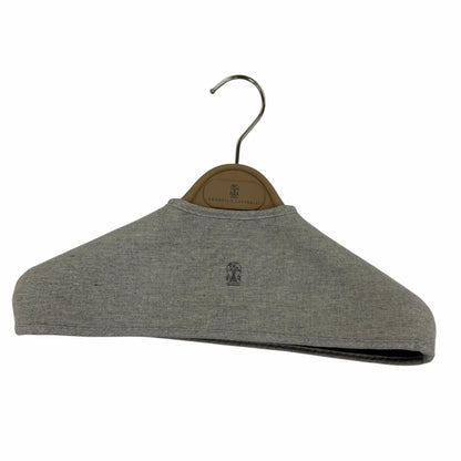 Brunello Cucinelli Hooded with Belt Coat Greige 44 — view 6