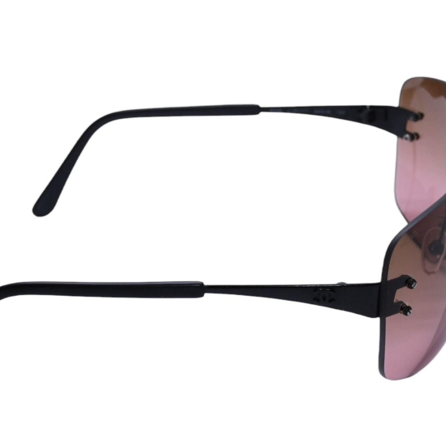 Chanel Rimless Sunglasses Eyewear CC Logo Gradient — view 5