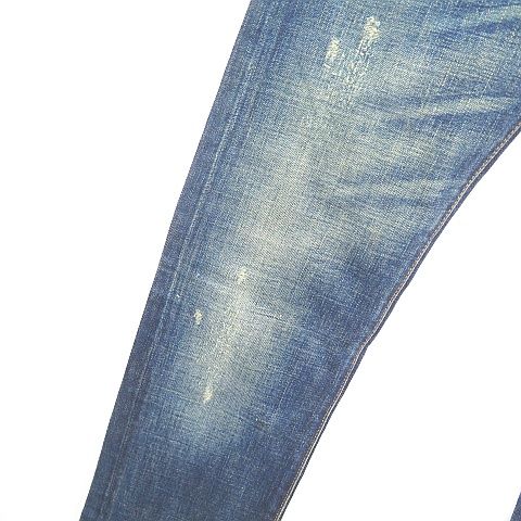 Dior Era Claw Scar Denim Jeans 26 Blue — view 2