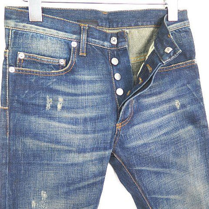 Dior Era Claw Scar Denim Jeans 26 Blue — view 4
