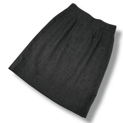 Celine Skirt Chain Wool Gray — view 3