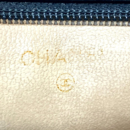 Chanel Cosmetic Pouch CC Logo Caviar Leather — view 4