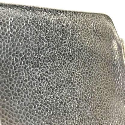 Chanel Cosmetic Pouch CC Logo Caviar Leather — view 6