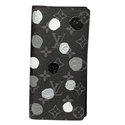Louis Vuitton Portefeuille Brazza Yayoi Kusama Collaboration Monogram Eclipse