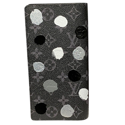 Louis Vuitton Portefeuille Brazza Yayoi Kusama Collaboration Monogram Eclipse — view 2