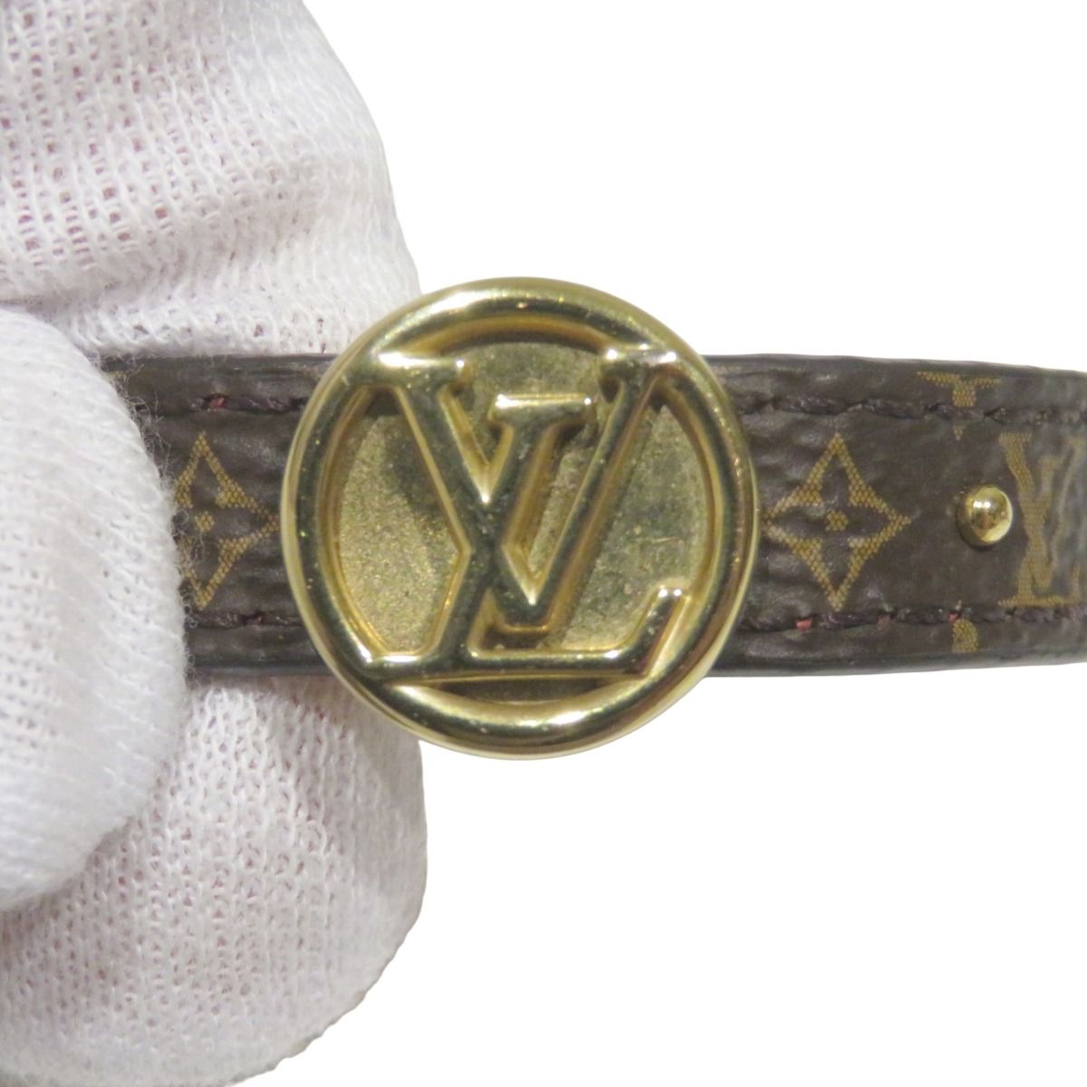 Louis Vuitton Bracelet LV Circle Reversible Monogram Canvas — view 4