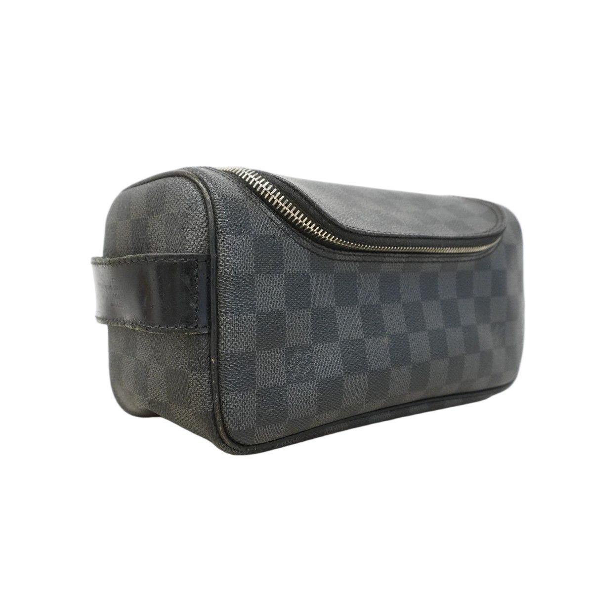 Louis Vuitton Pouch Damier Graphite Toilette Black Gray — view 2