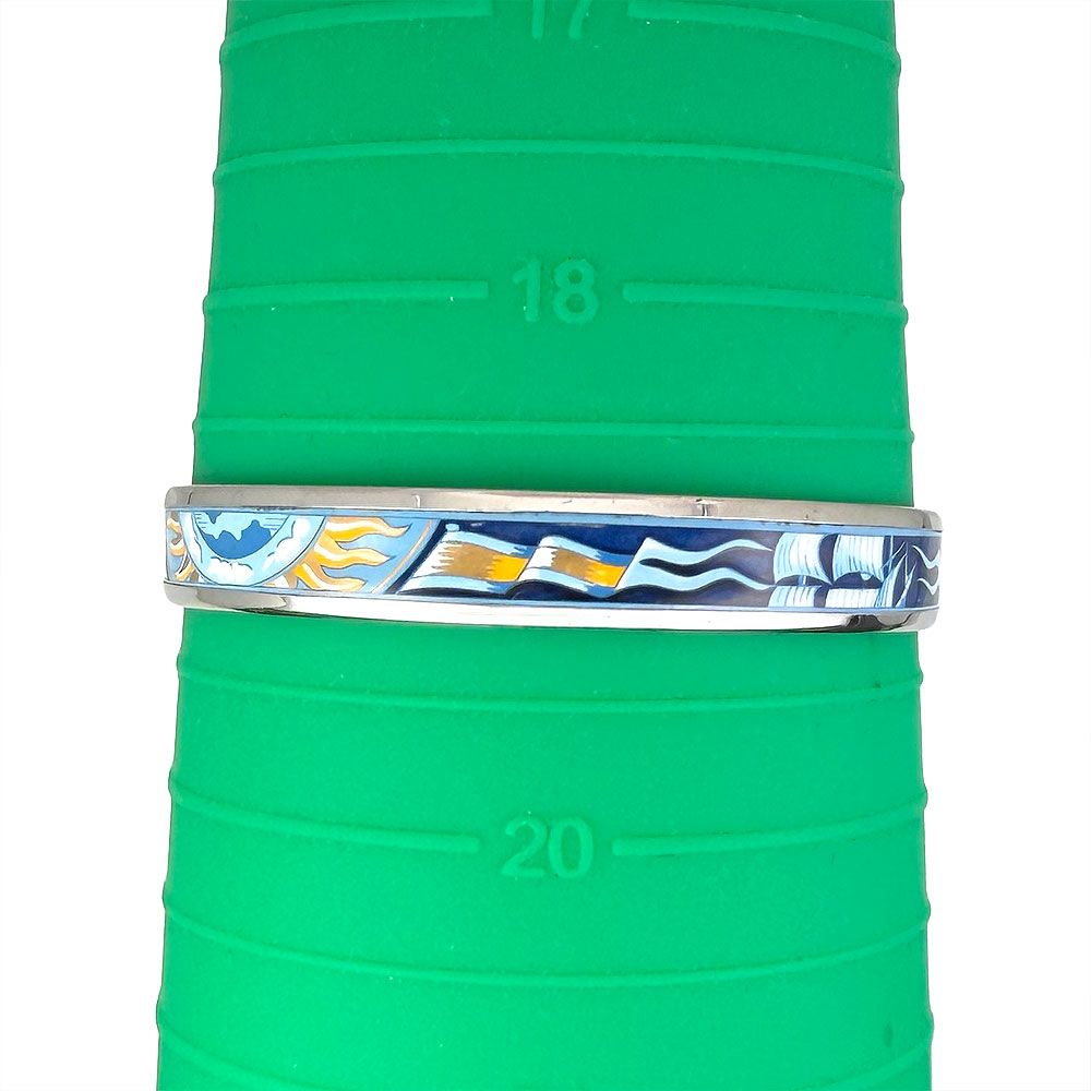 Hermes Enamel Bangle Bracelet — view 7