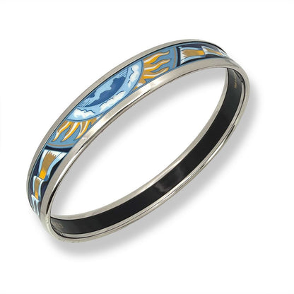 Hermes Enamel Bangle Bracelet — view 2