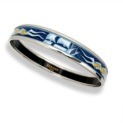 Hermes Enamel Bangle Bracelet