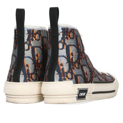 Dior Sequin Oblique All Over Print High-Top Sneakers — view 2