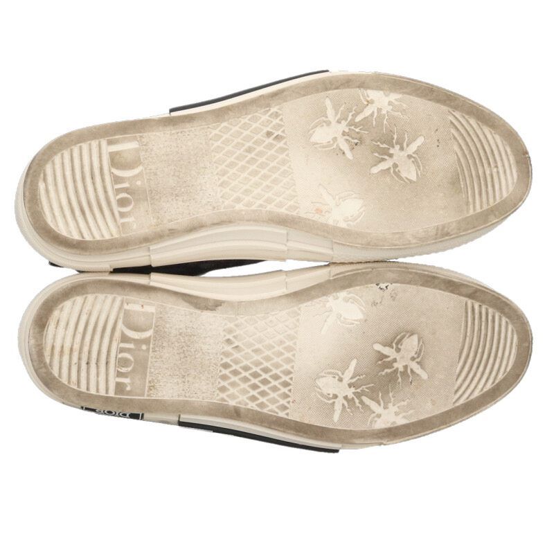 Dior Sequin Oblique All Over Print High-Top Sneakers — view 3