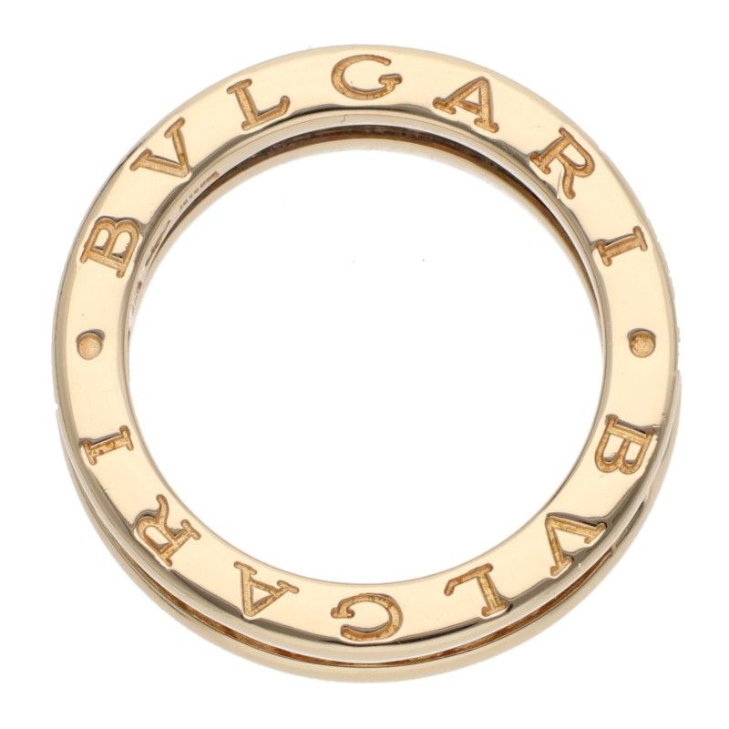 Bvlgari Bulgari B.Zero1 Band 18K Yellow Gold Diamond Ring — view 2