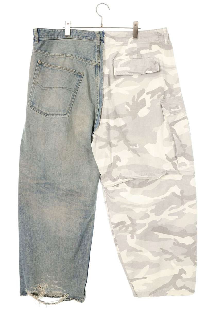 Balenciaga Hybrid Baggy Denim Pants — view 2