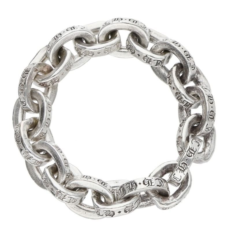 Chrome Hearts Paper Chain Ring Silver — view 4