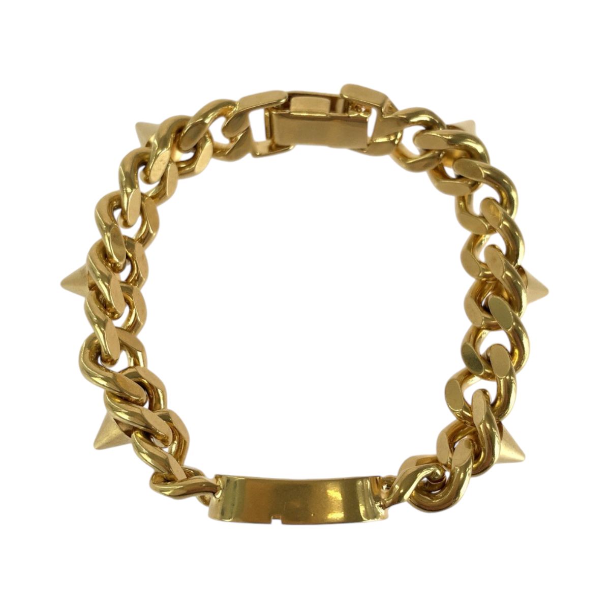 Dior 30 Montaigne CD Logo Gold Plated Bracelet Length 17 — view 2