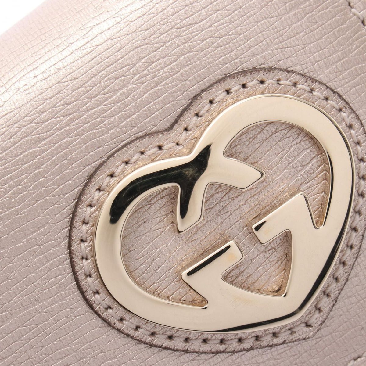 Gucci Bifold Wallet Brea Rose Gold Leather — view 6