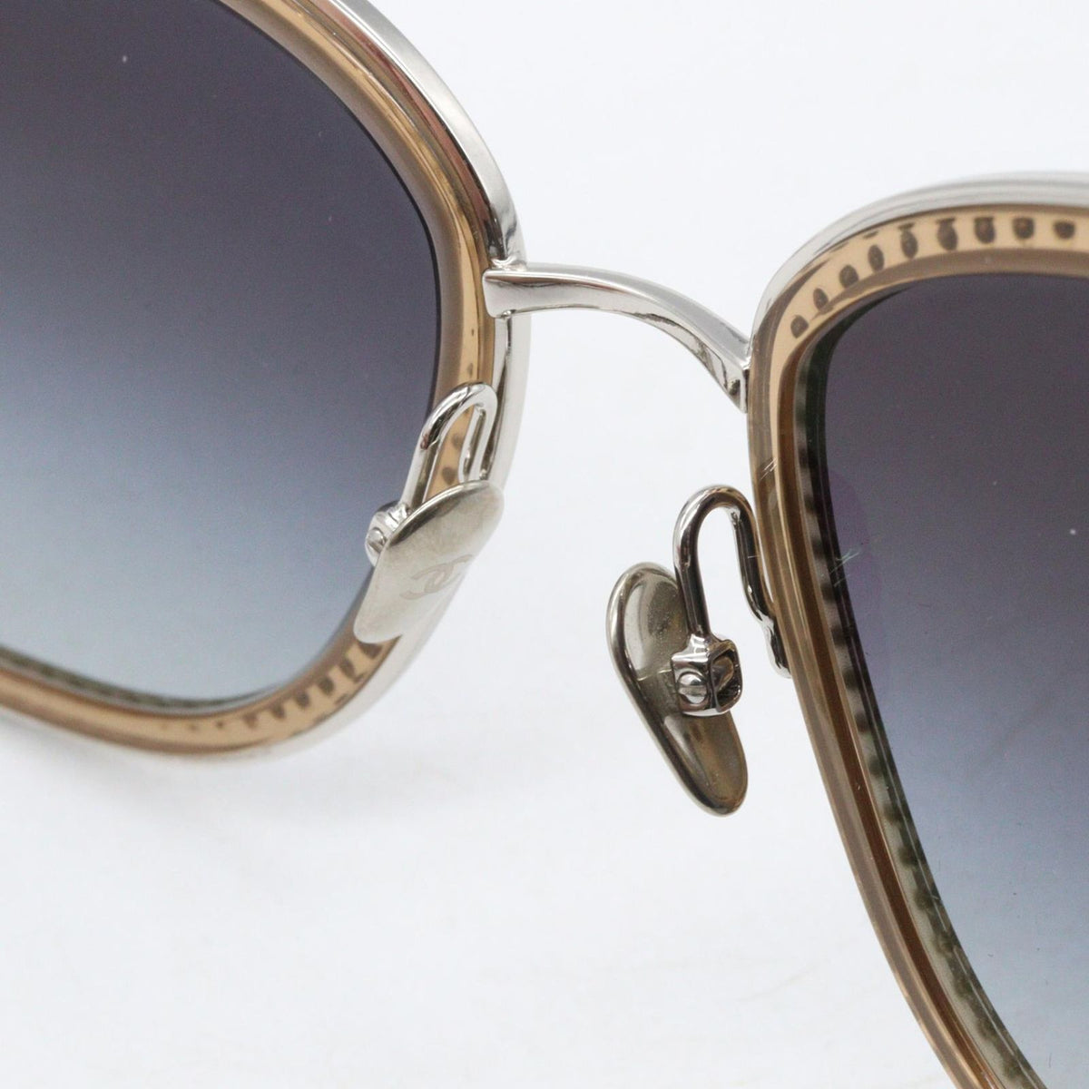 Chanel Sunglasses 475 S6 Silver Brown Eyewear — view 6