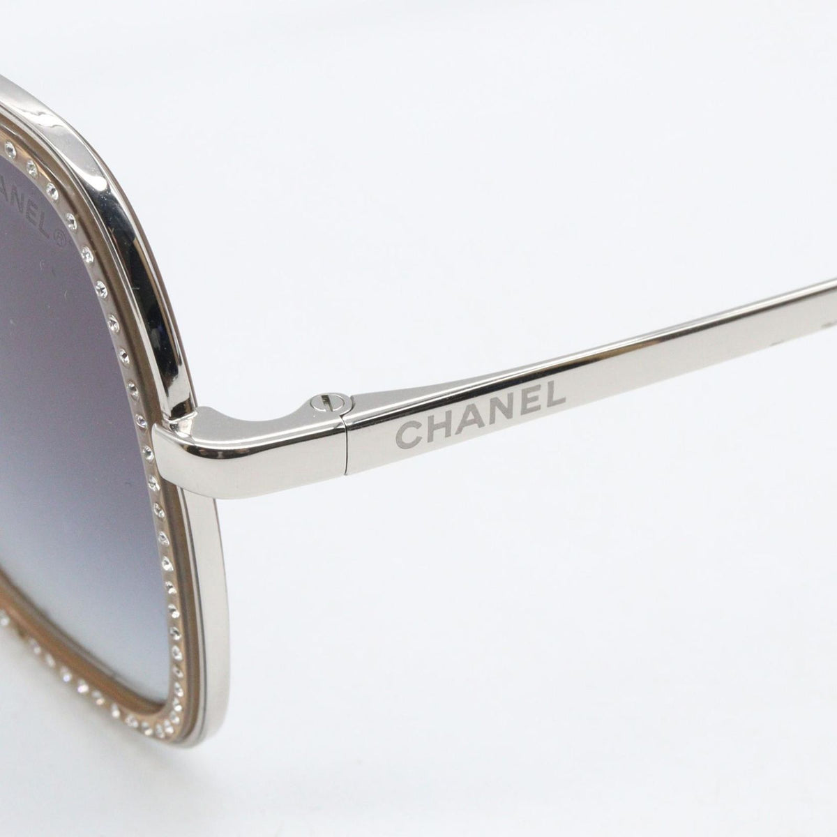 Chanel Sunglasses 475 S6 Silver Brown Eyewear — view 5