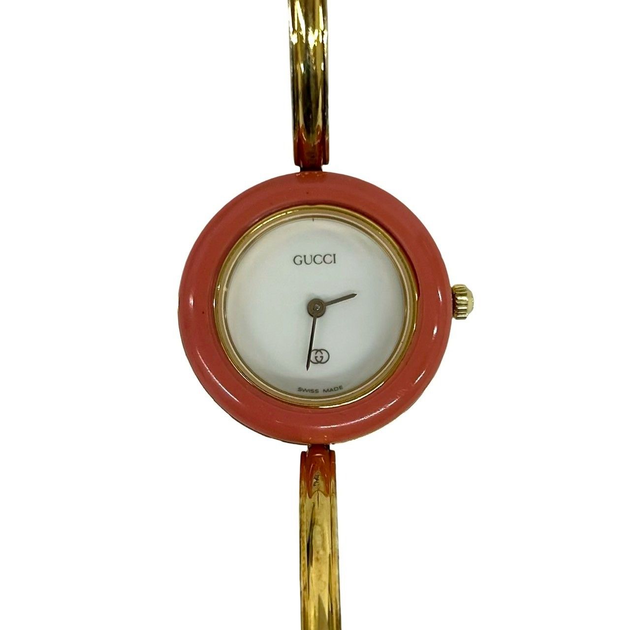 Gucci With Case Vintage Change Bezel Sherry Line Wristwatch Gold Watch — view 5