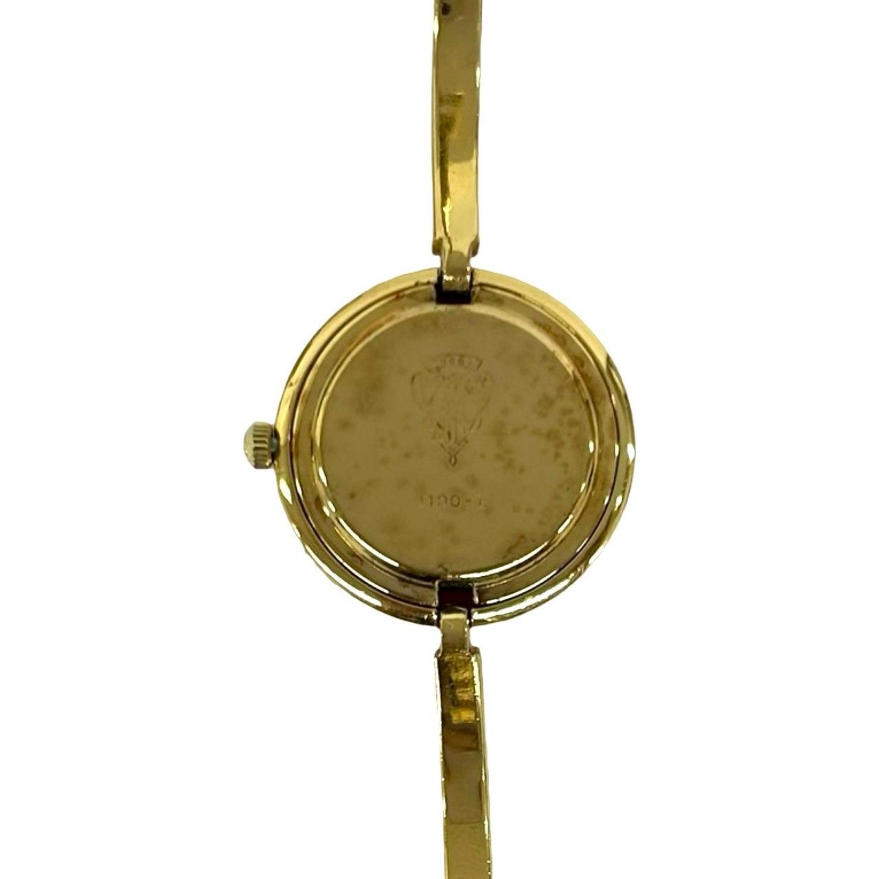 Gucci With Case Vintage Change Bezel Sherry Line Wristwatch Gold Watch — view 6