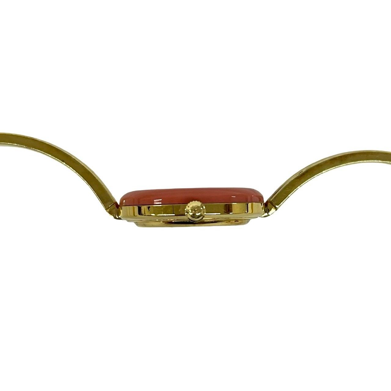 Gucci With Case Vintage Change Bezel Sherry Line Wristwatch Gold Watch — view 7
