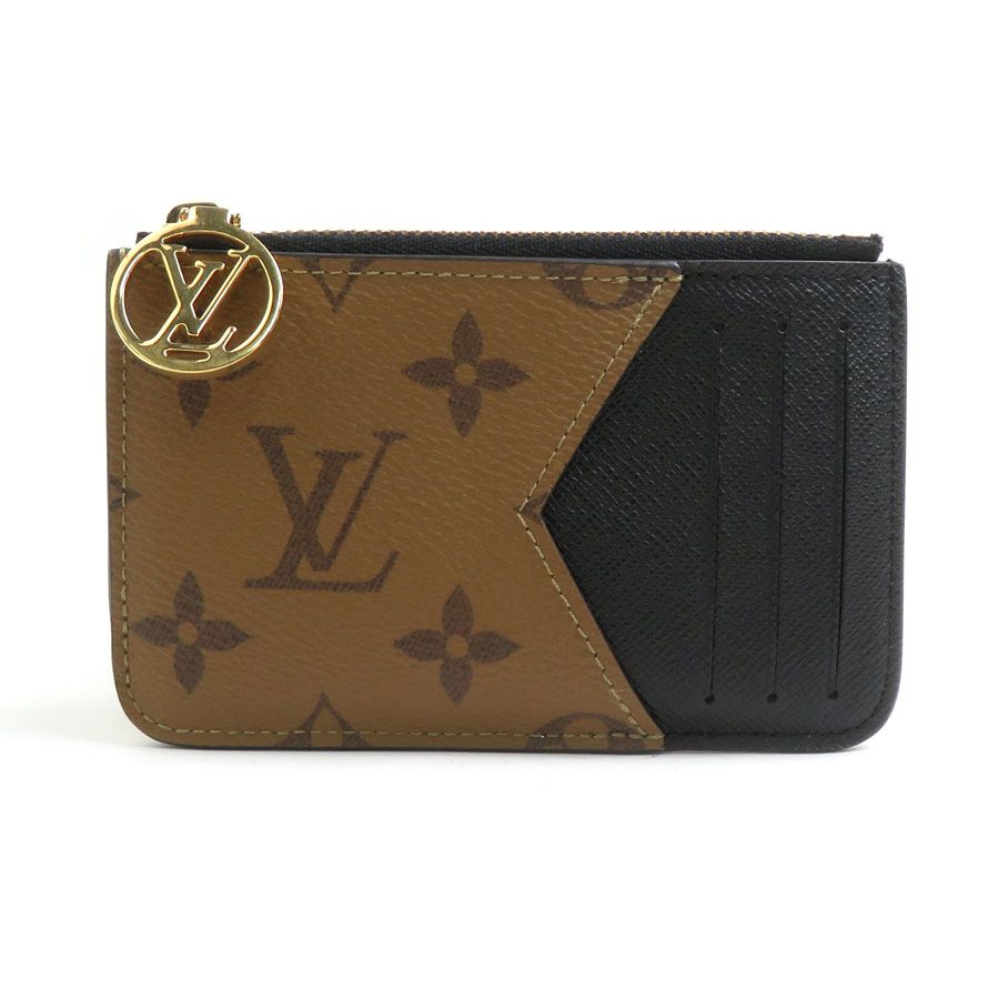 Louis Vuitton Coin Case Monogram Reverse Card Holder Romy