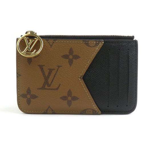Louis Vuitton Coin Case Monogram Reverse Card Holder Romy