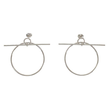 Hermes Loop MM 00 Earrings 925 Sterling Silver — view 2