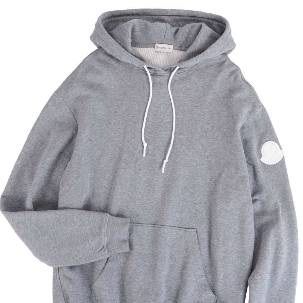 Moncler Hoodie Sweatshirt Gray — view 2