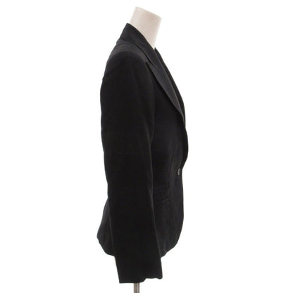 Gucci Tailored Jacket Blazer Single Silk 40 Black — view 3