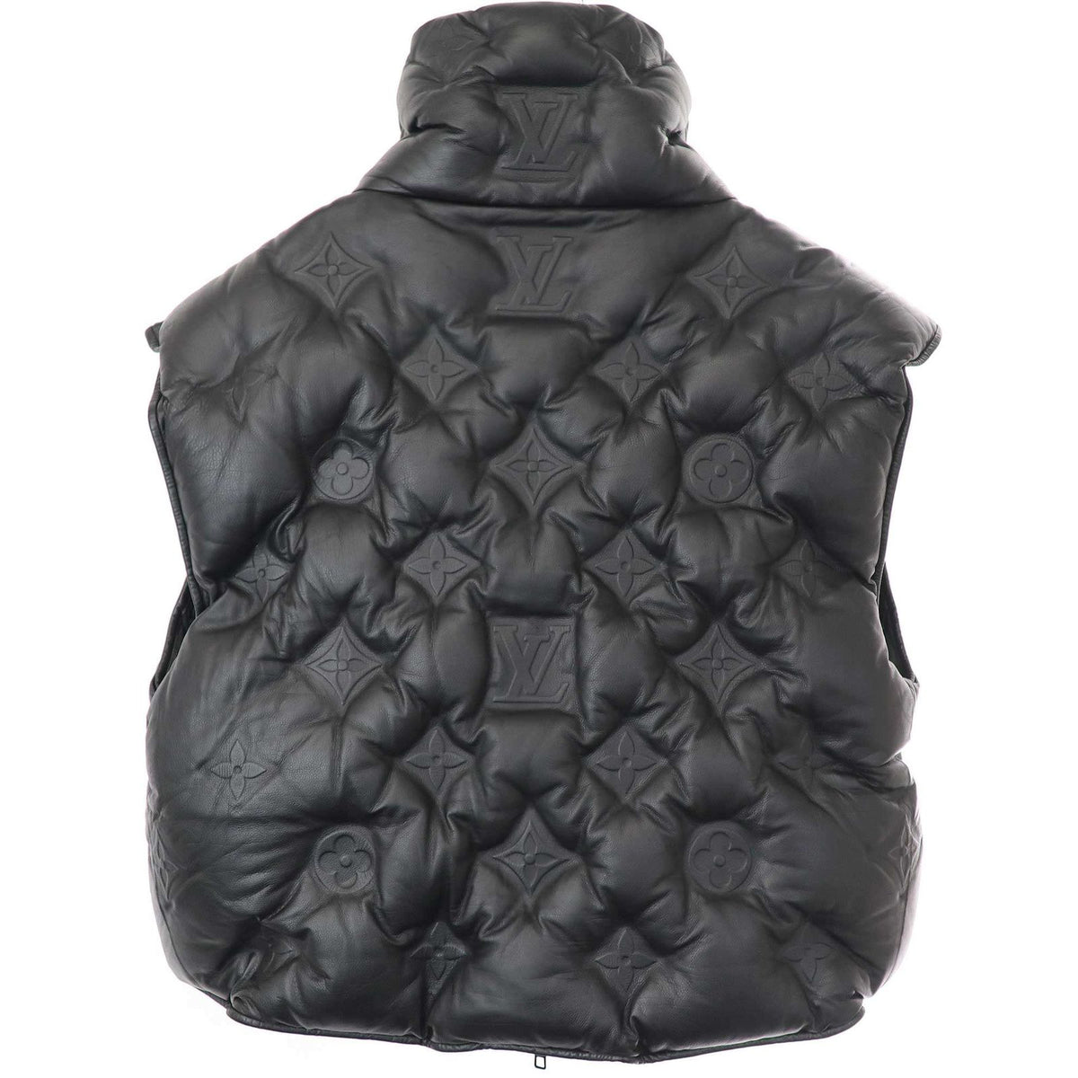 Louis Vuitton Monogram Boyhood Puffer Vest Down Rey Black — view 2