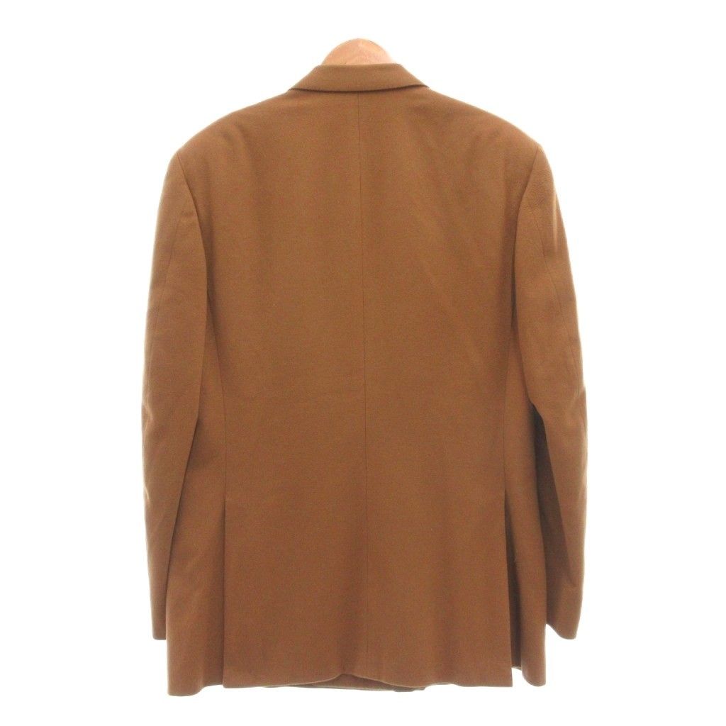 Dior Double Breasted Tailored Jacket Fully Lined Side Vents Peaked Lapels Brown — view 2