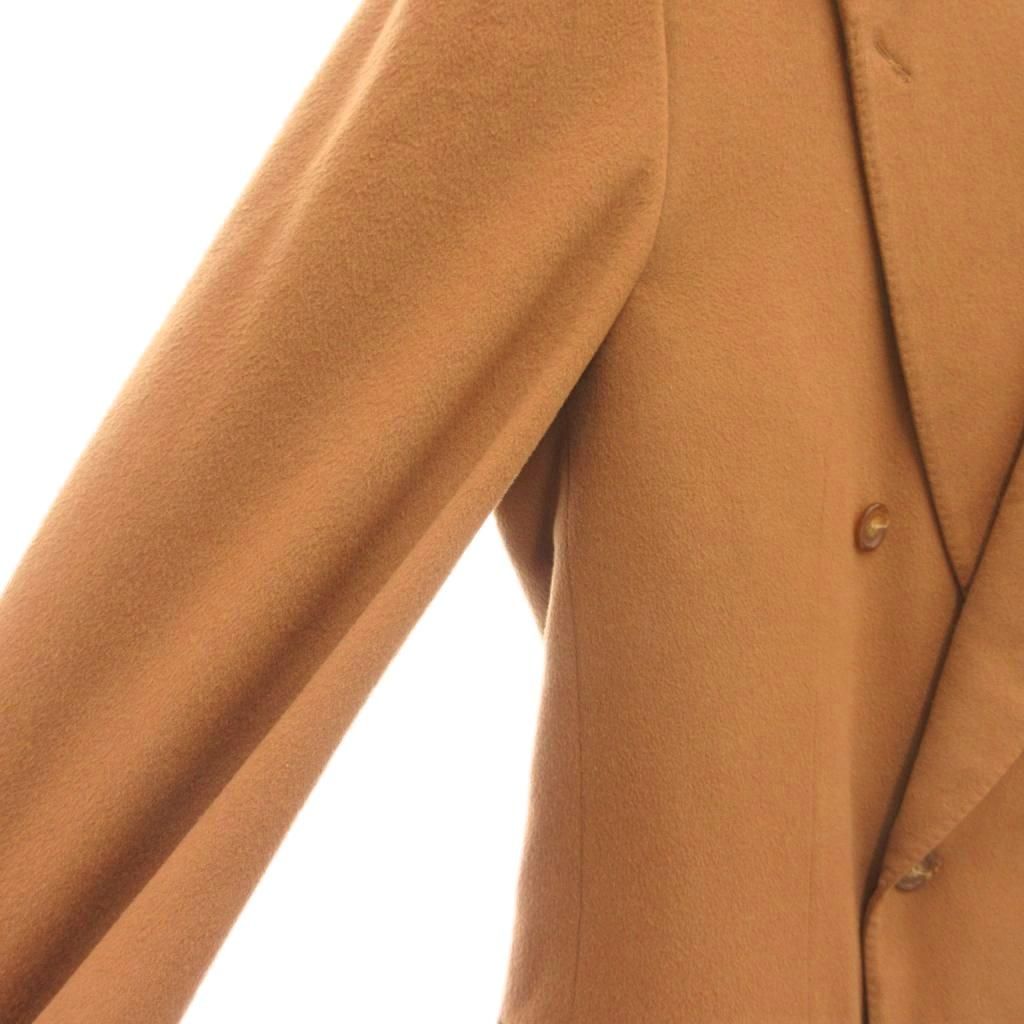 Dior Double Breasted Tailored Jacket Fully Lined Side Vents Peaked Lapels Brown — view 5