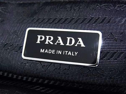 Prada Handbag Terry Tote Black Pile — view 6