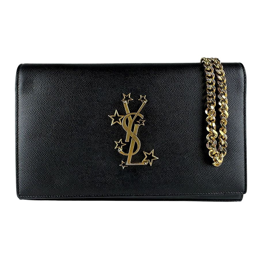 Saint Laurent Chain Shoulder Bag Black