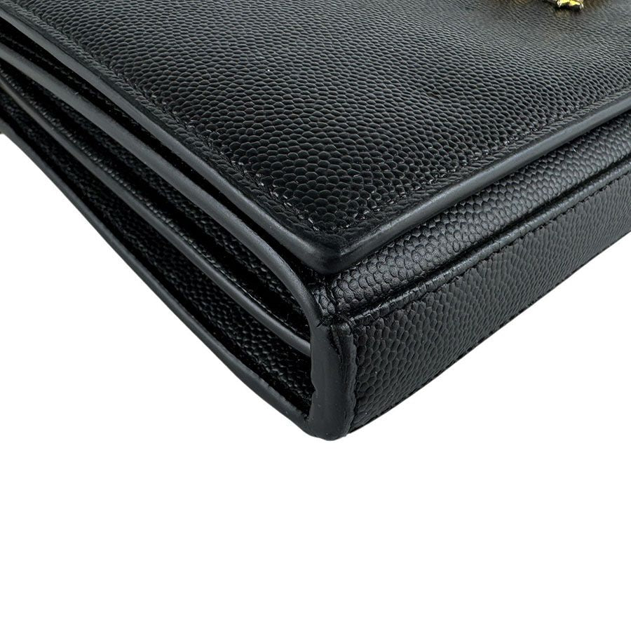 Saint Laurent Chain Shoulder Bag Black — view 8