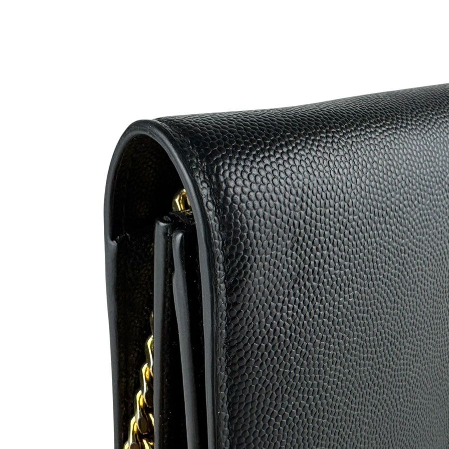 Saint Laurent Chain Shoulder Bag Black — view 6