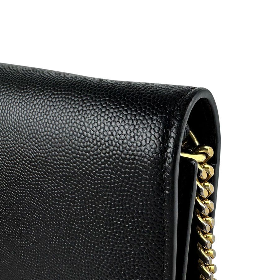 Saint Laurent Chain Shoulder Bag Black — view 7