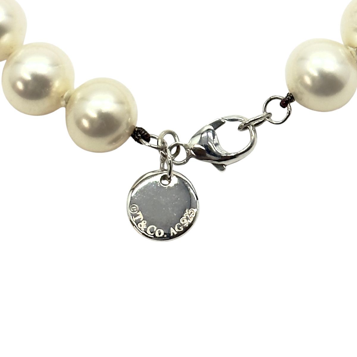 Tiffany & Co Pearl Bracelet White 925 Sterling Silver — view 4