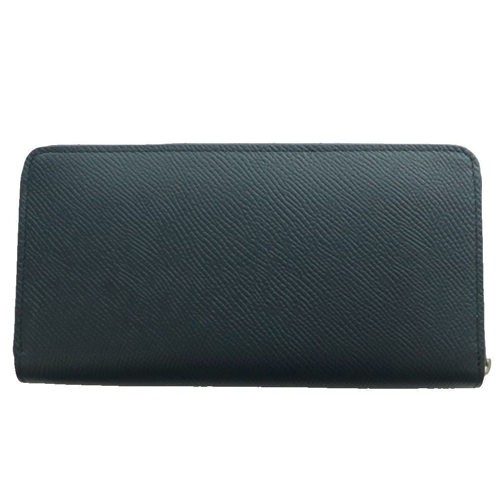 Celine Large Zipped Wallet Leather Navy Blue SS — view 2