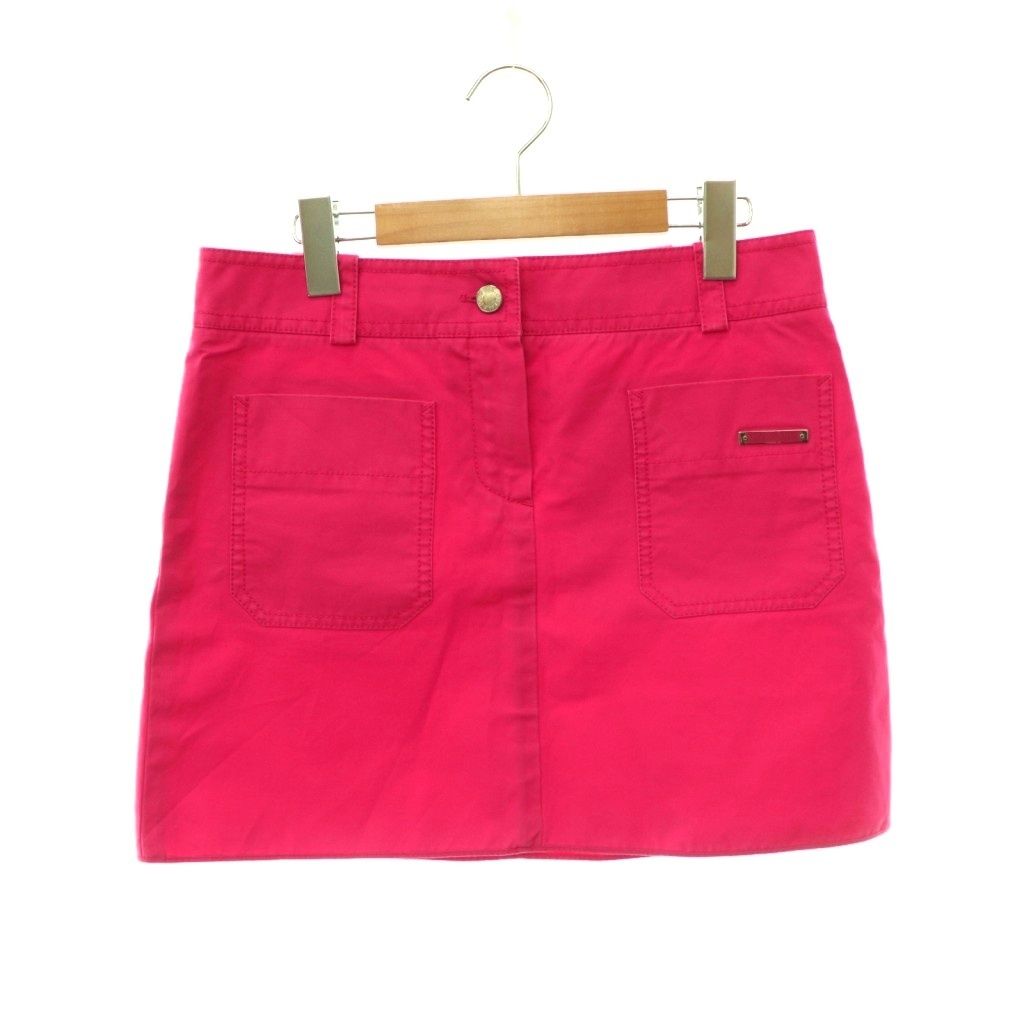 Louis Vuitton Mini Skirt Trapezoid Logo 36 Pink