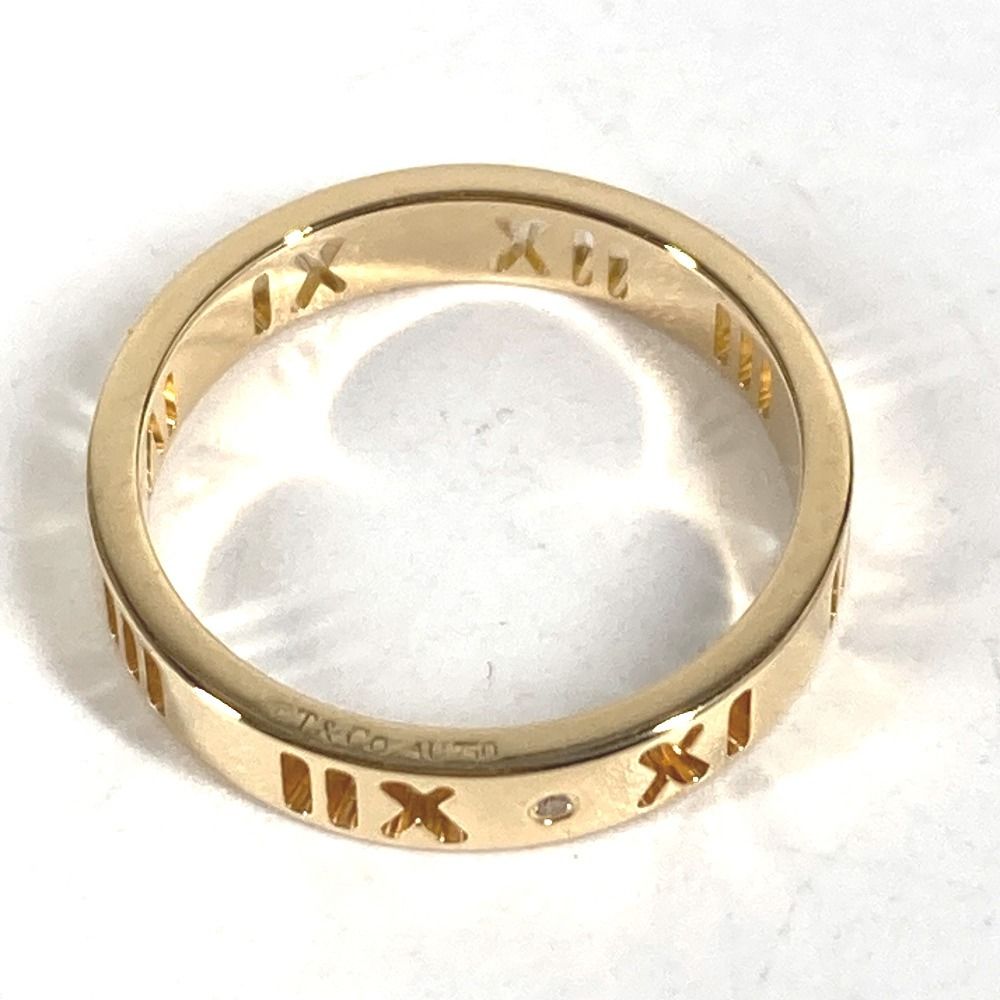 Tiffany & Co Ring Atlas Logo Diamond Gold — view 2