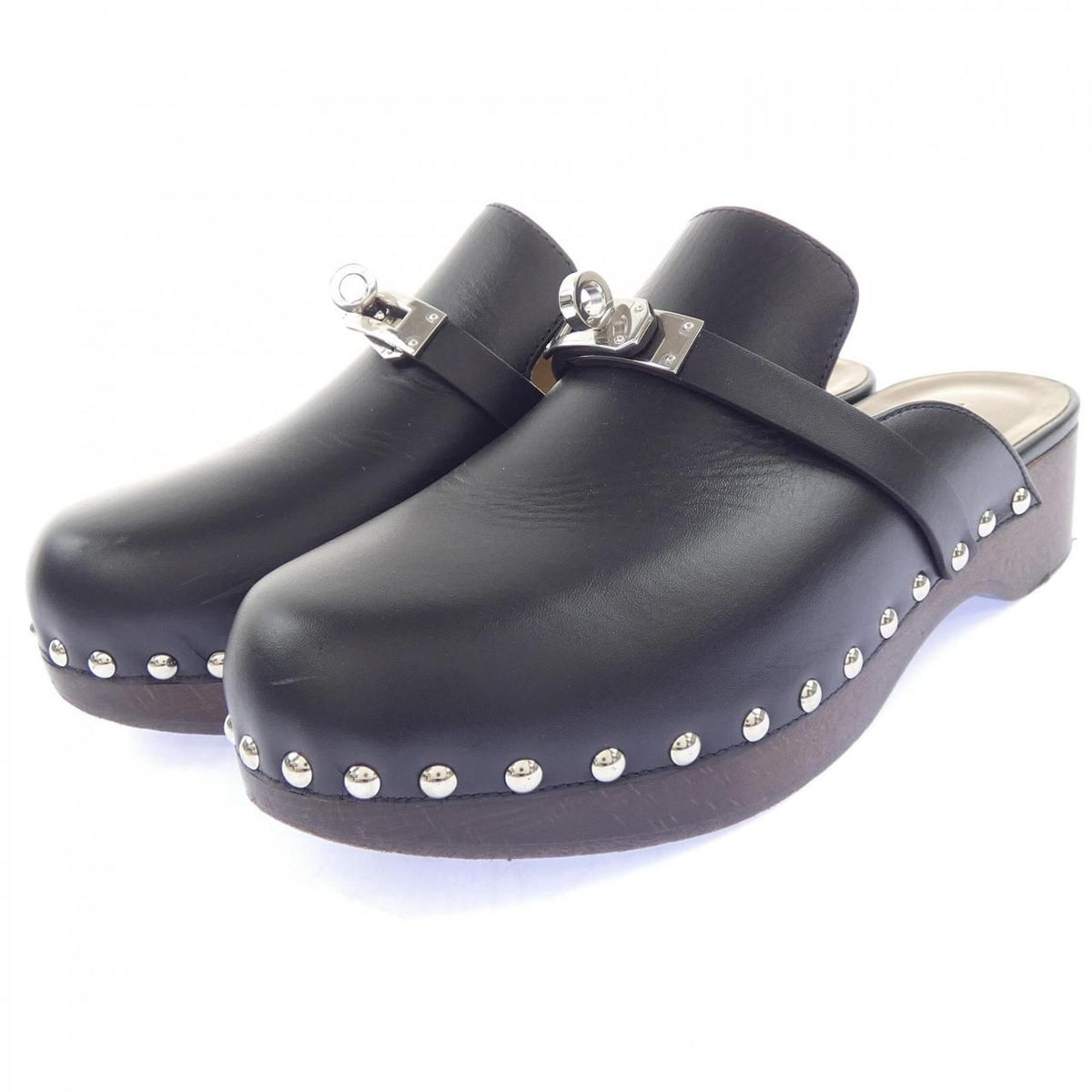 Hermes Carlotta Kelly Buckle Shoes — view 3