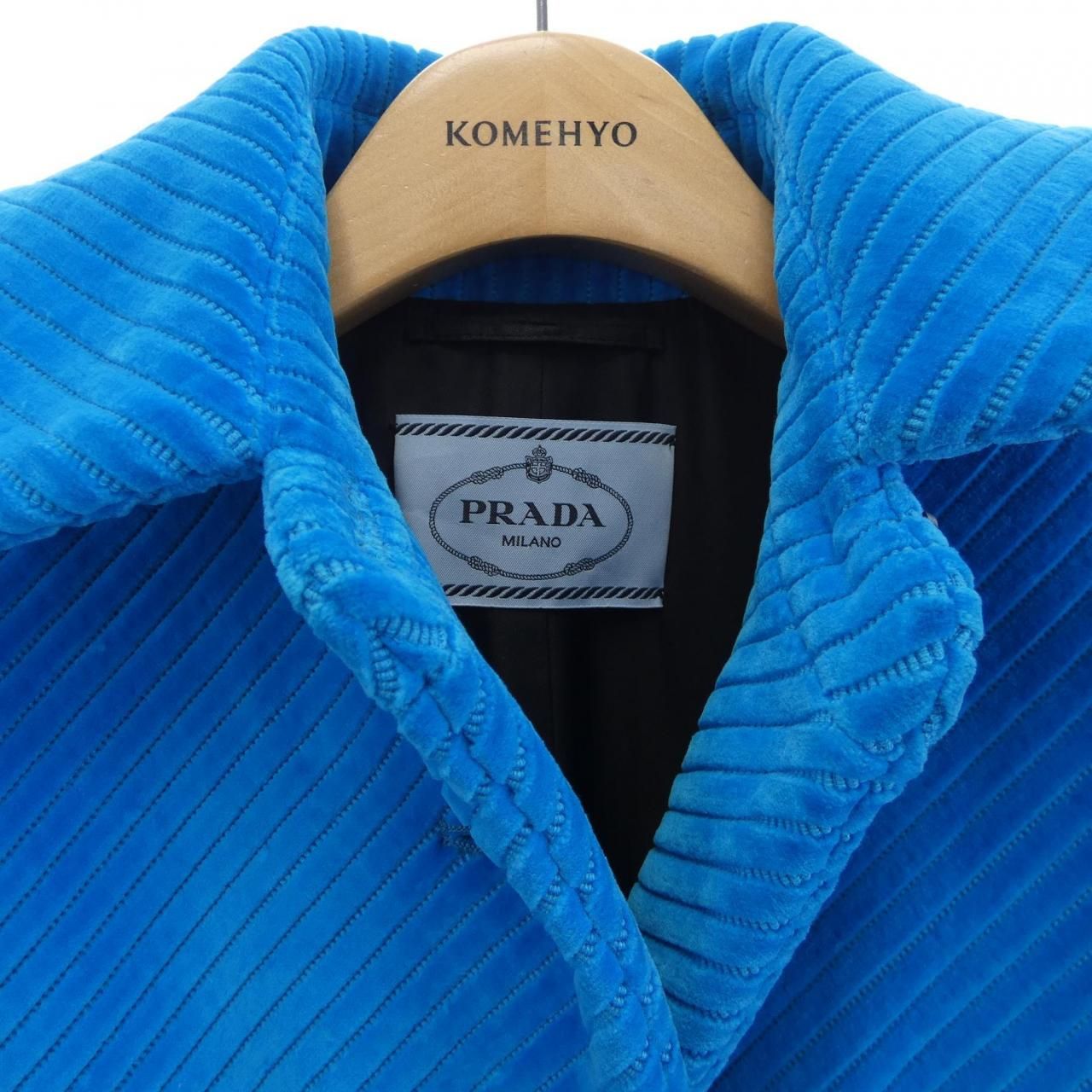Prada Coat Blue — view 5