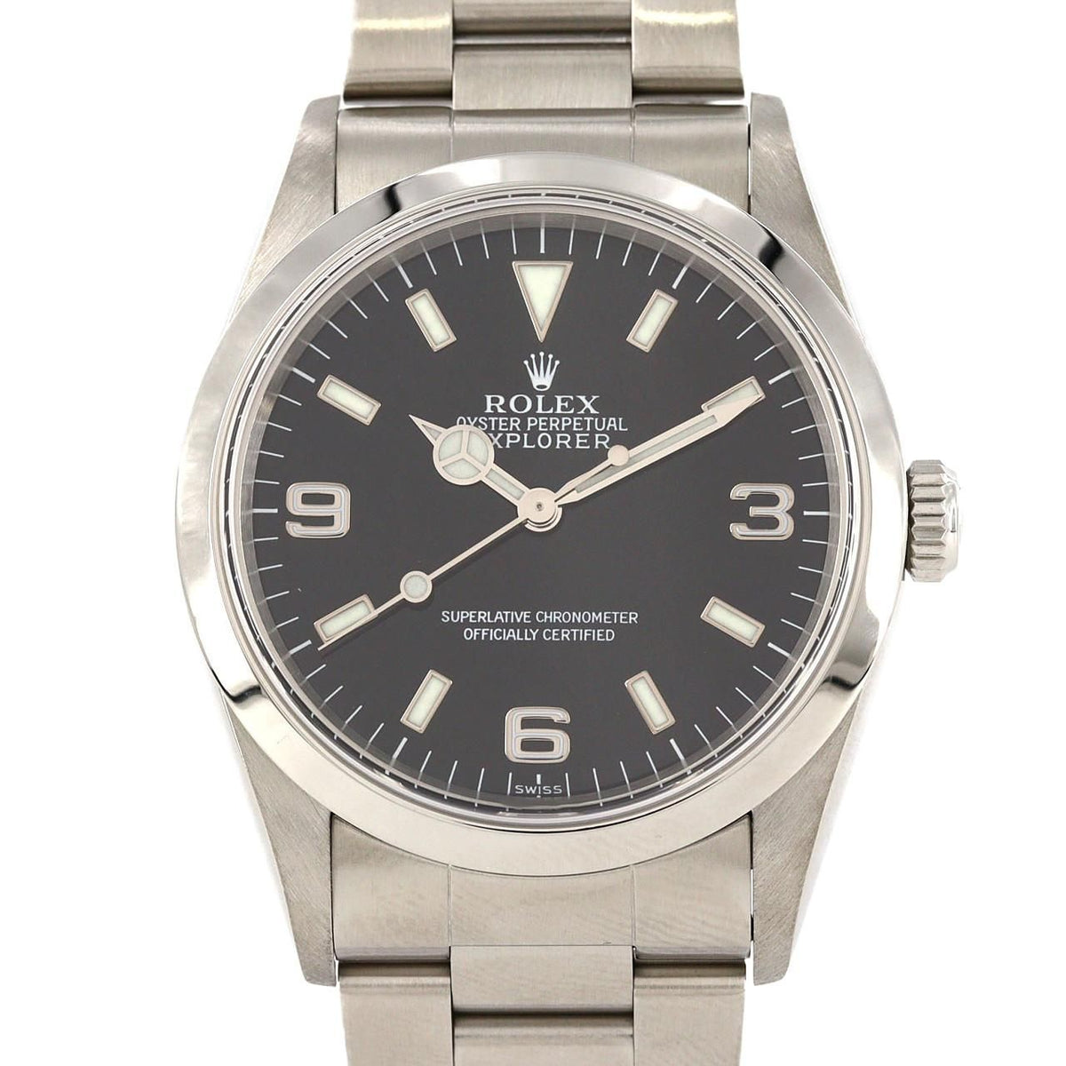 Rolex Explorer I SS Automatic Number Watch