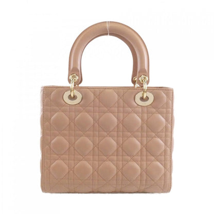 Dior Lady Dior Bag Handbag Beige — view 2